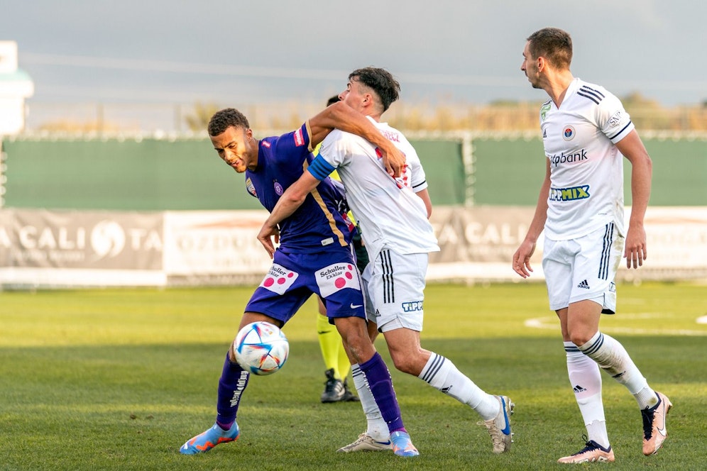 Manuel Polster im Testspiel gegen Vasas.