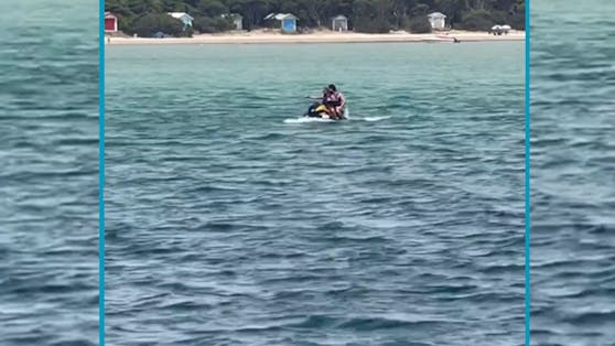 Die Fotografin Jessica Beckham filmte die Jetski-"Rüpel" und postete die Videos als Aufklärung auf Instagram.