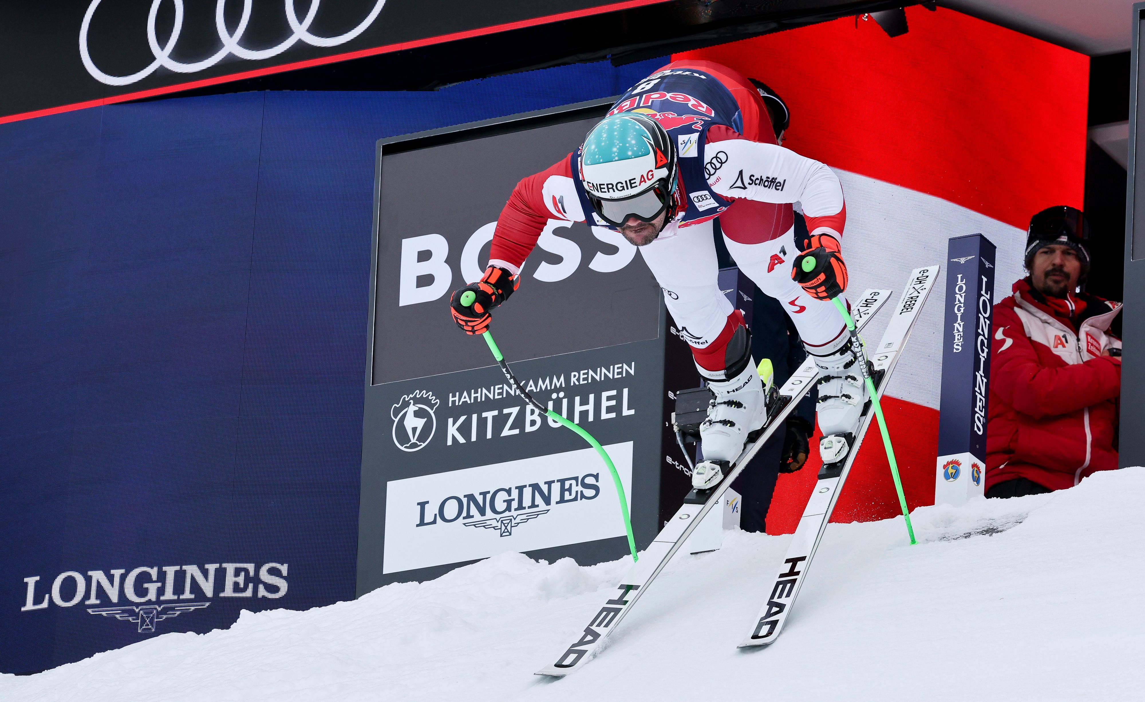 Vincent Kriechmayr am Start