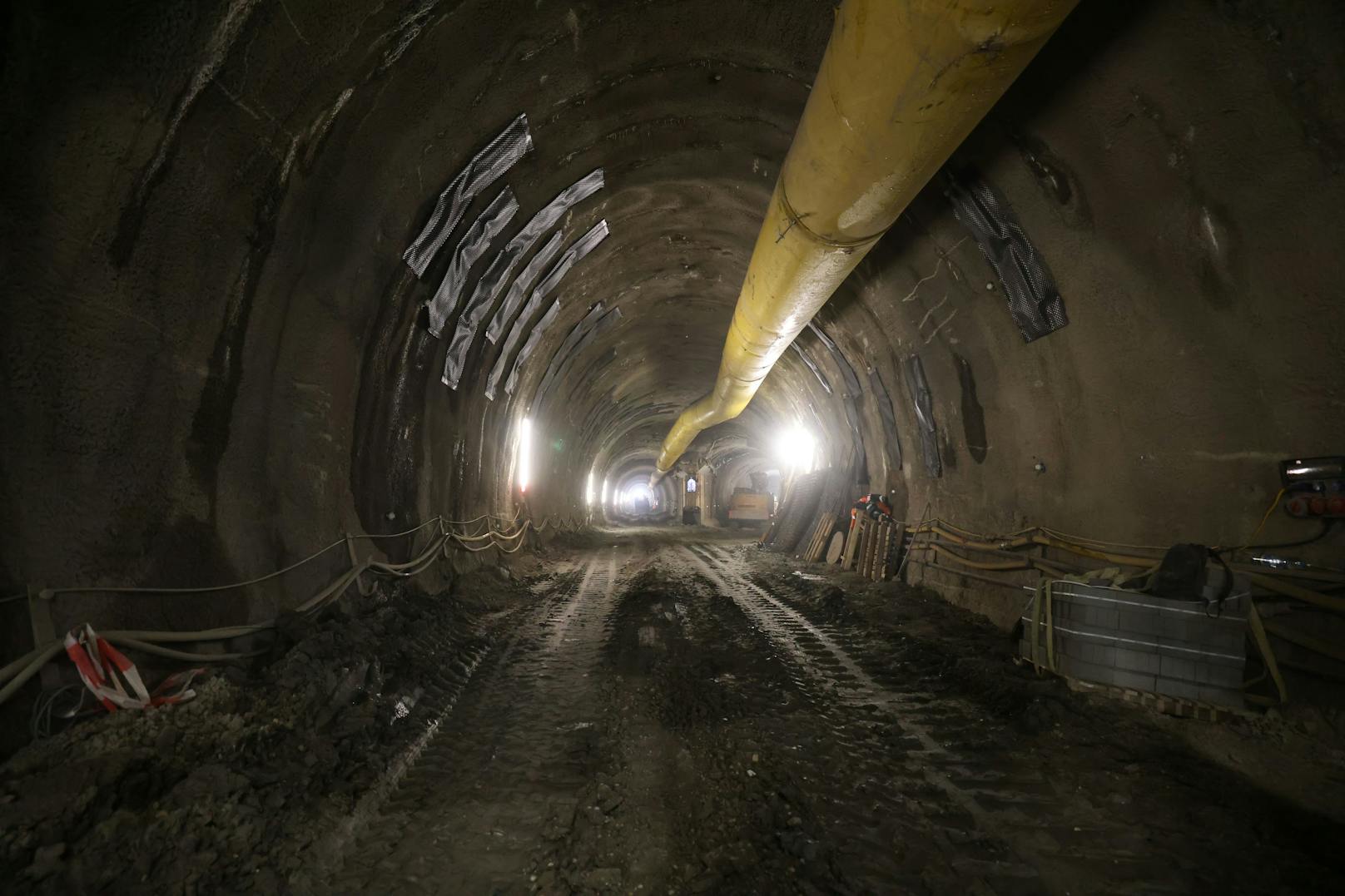 Blick in den Tunnel: Ab 2024 kommt dann der Bohrer zum Einsatz.