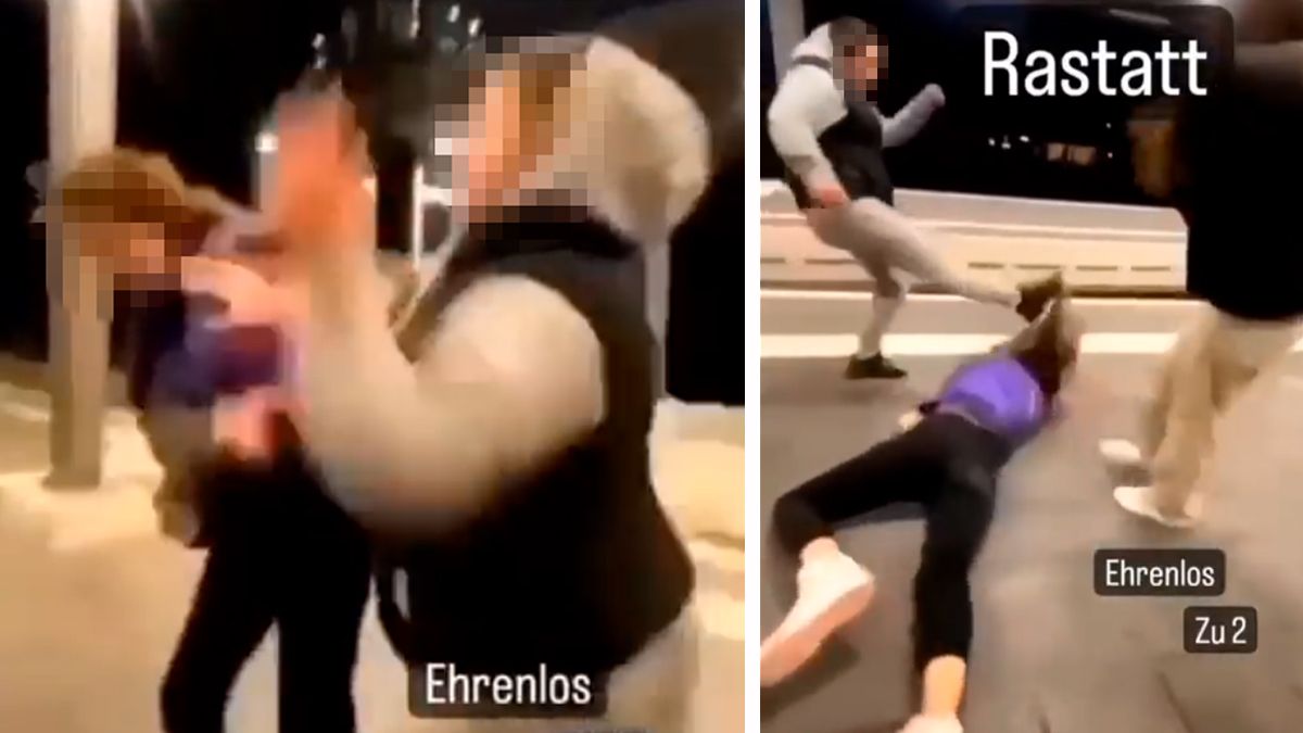 Im deutschen Rastatt kam es zu einem brutalen Übergriff zwischen Mädchen – Zeugen filmten nur, halfen aber nicht