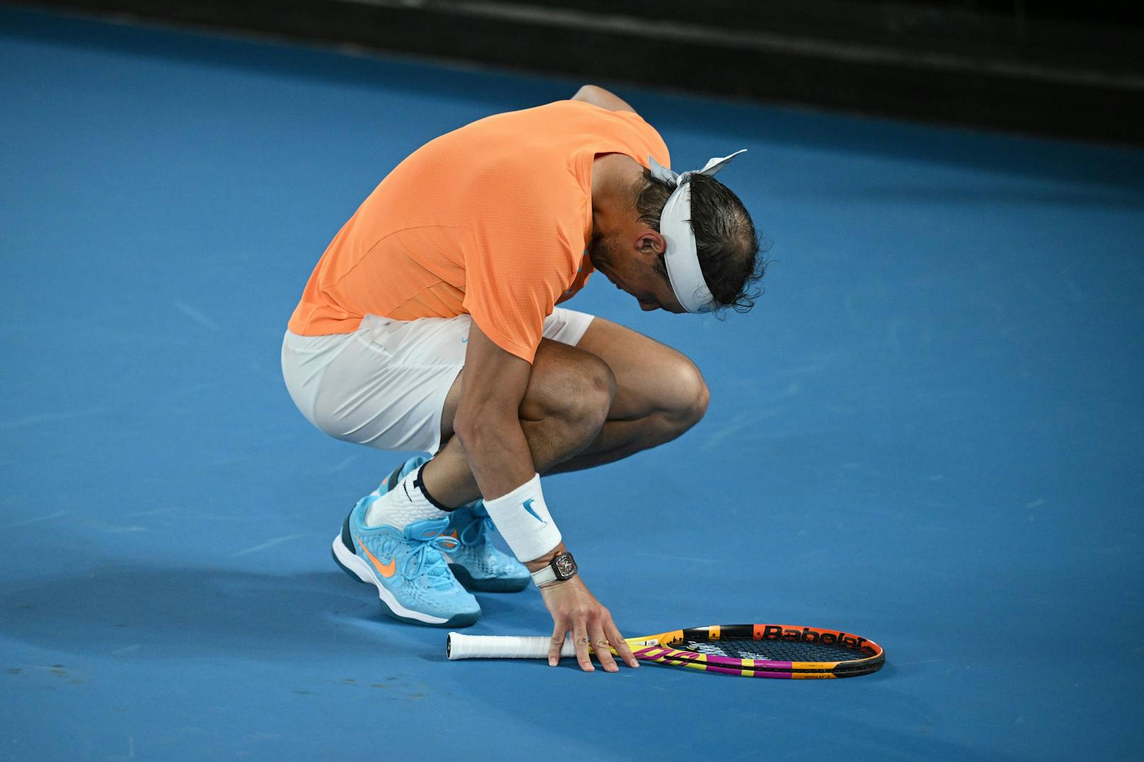 Rafael Nadal leidet in Australien unter großen Schmerzen.