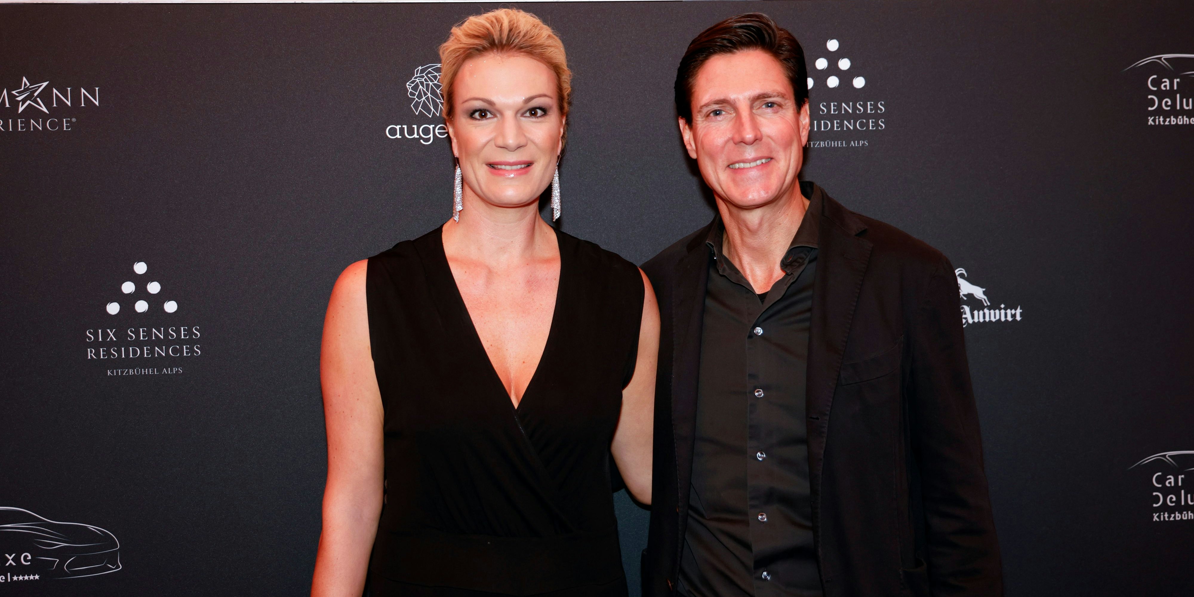 Maria Höfl-Riesch mit ihrem Mann Marcus