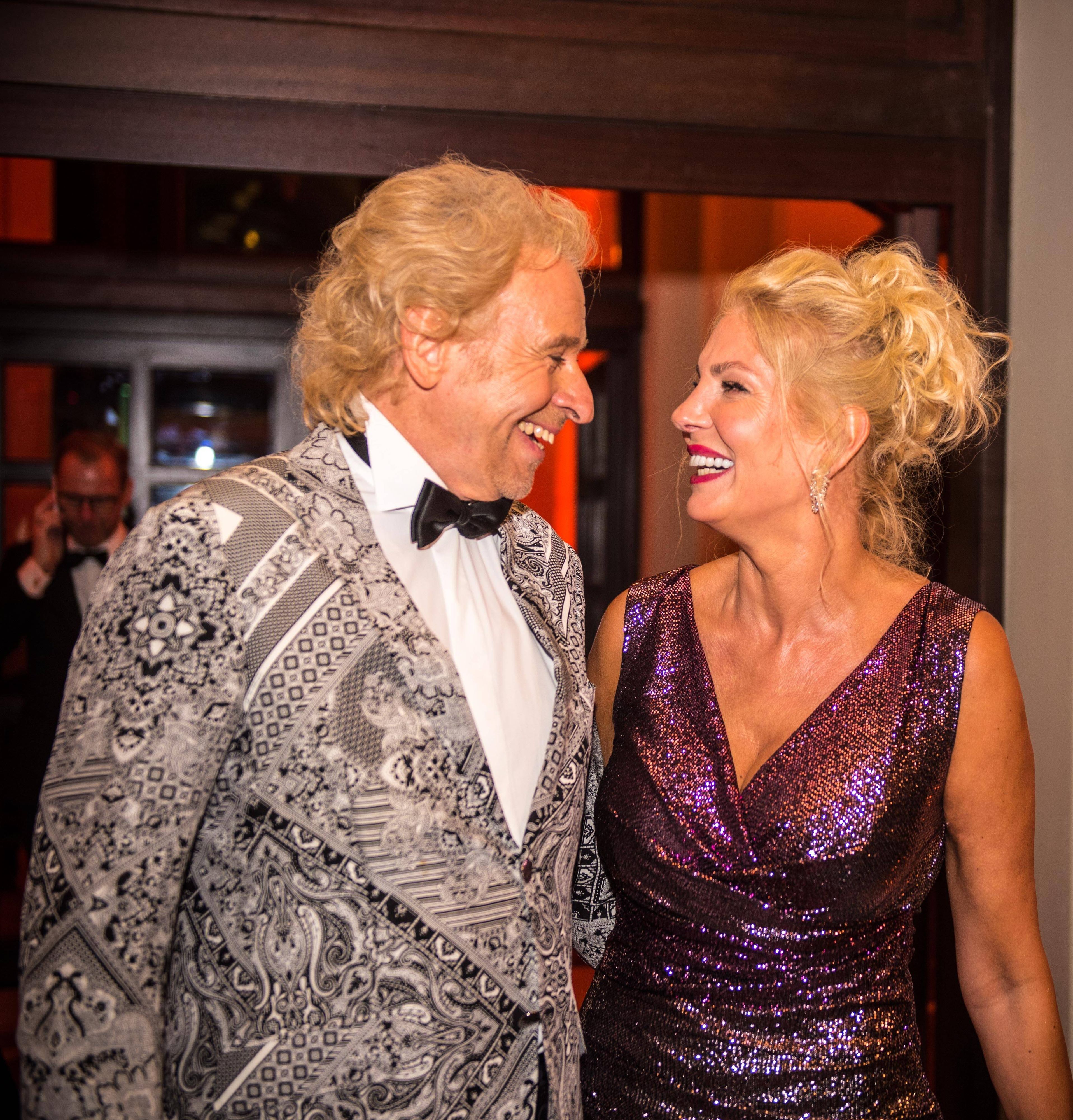 Am Turteln: Thomas Gottschalk und Karin Mroß