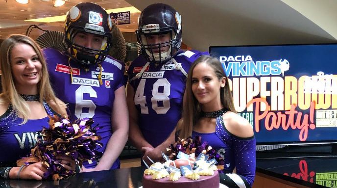 Die Vikings laden zur Super-Bowl-Party