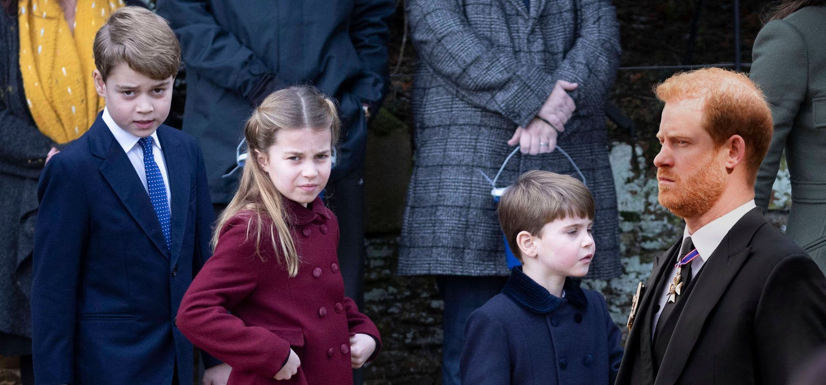 Prinz Harry ist in Sorge um Prinz George, Prinzessin Charlotte und Prinz Louis (v.l.n.r.)