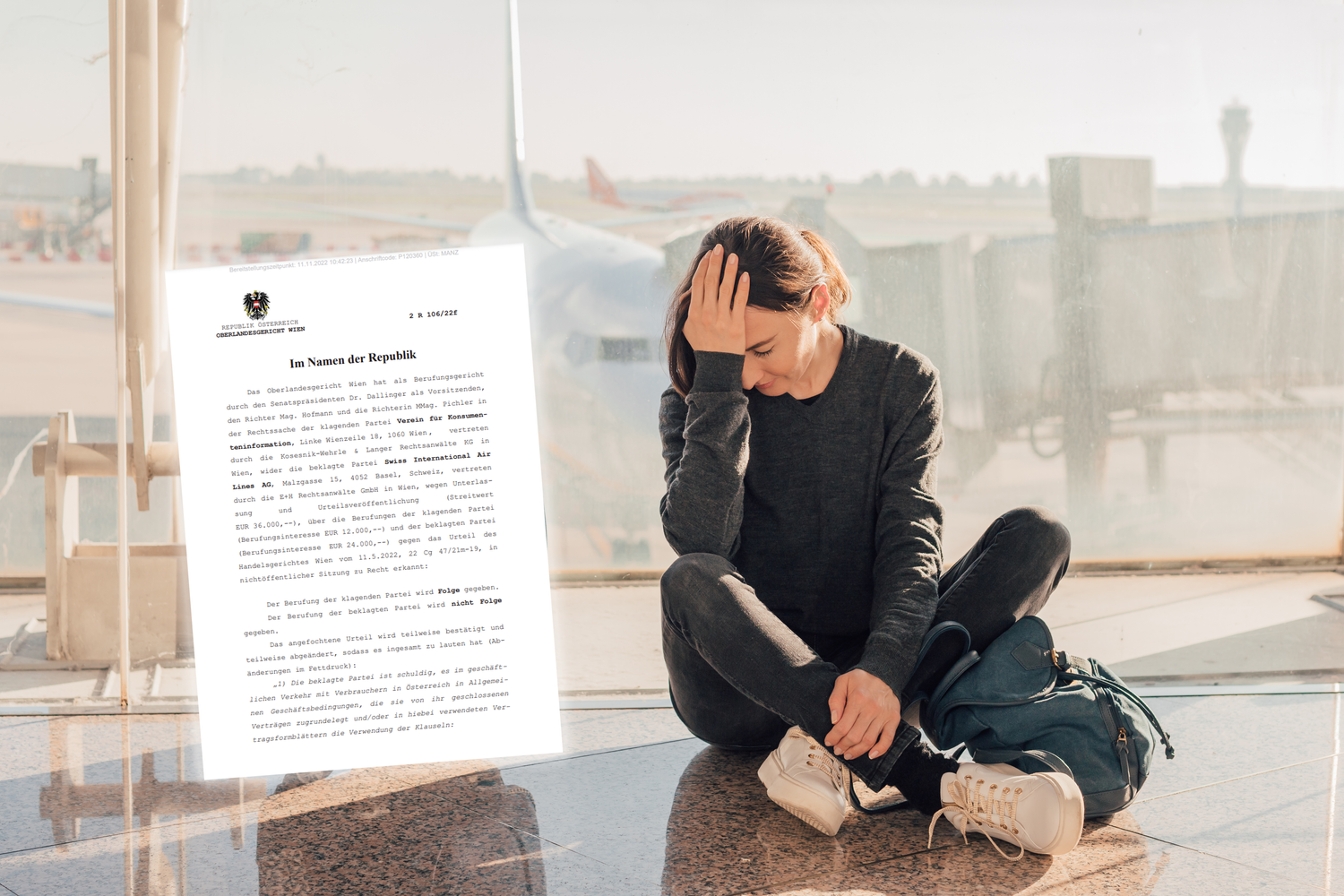 Drei Klauseln der Airline waren rechtswidrig, so das OLG Wien.