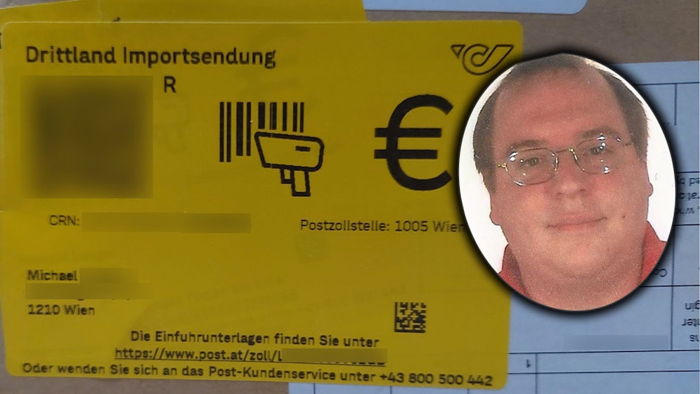 Michael bekam einen Umschlag zugeschickt und musste fast 50 Euro draufzahlen...