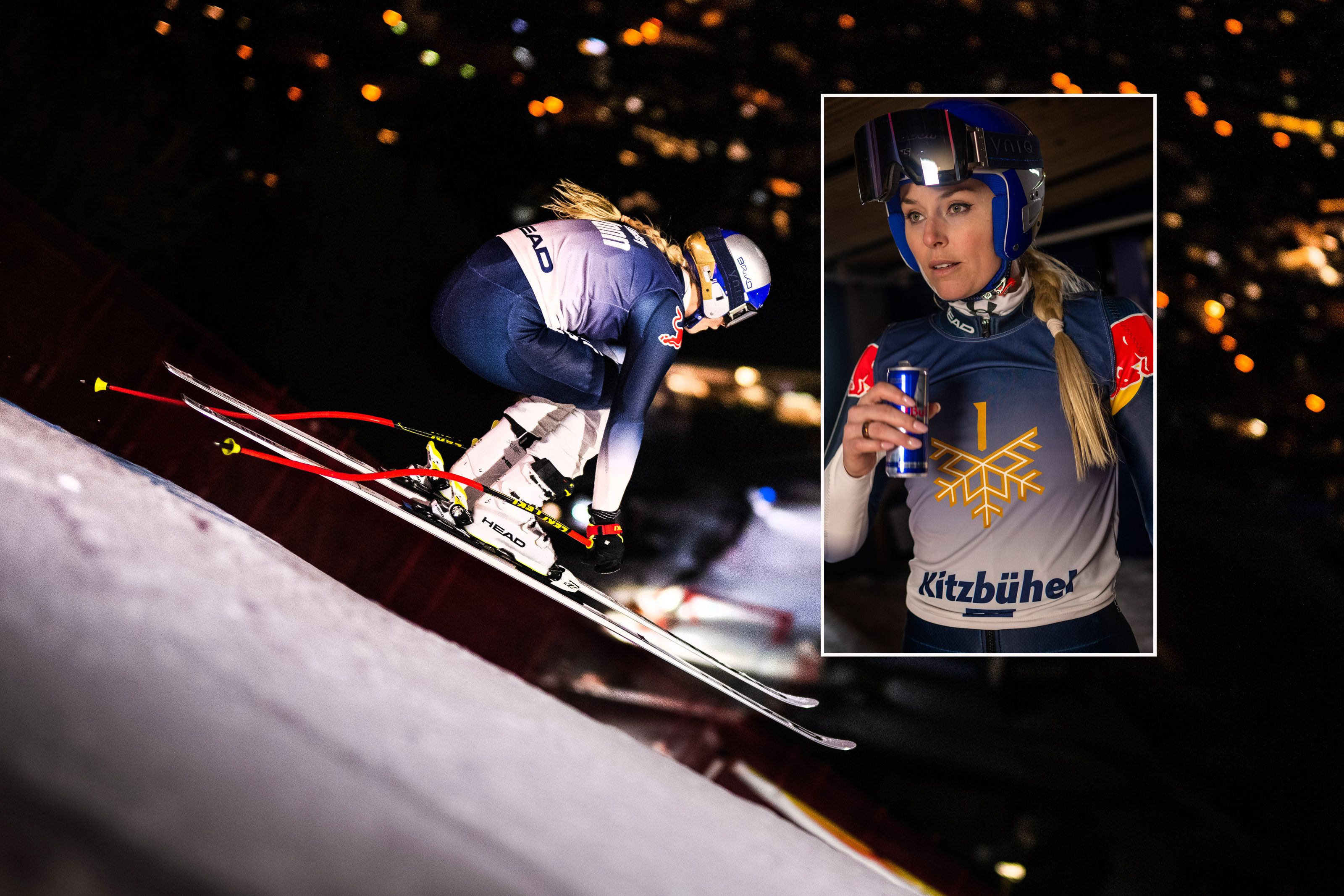 Lindsey Vonn rast über die Streif.