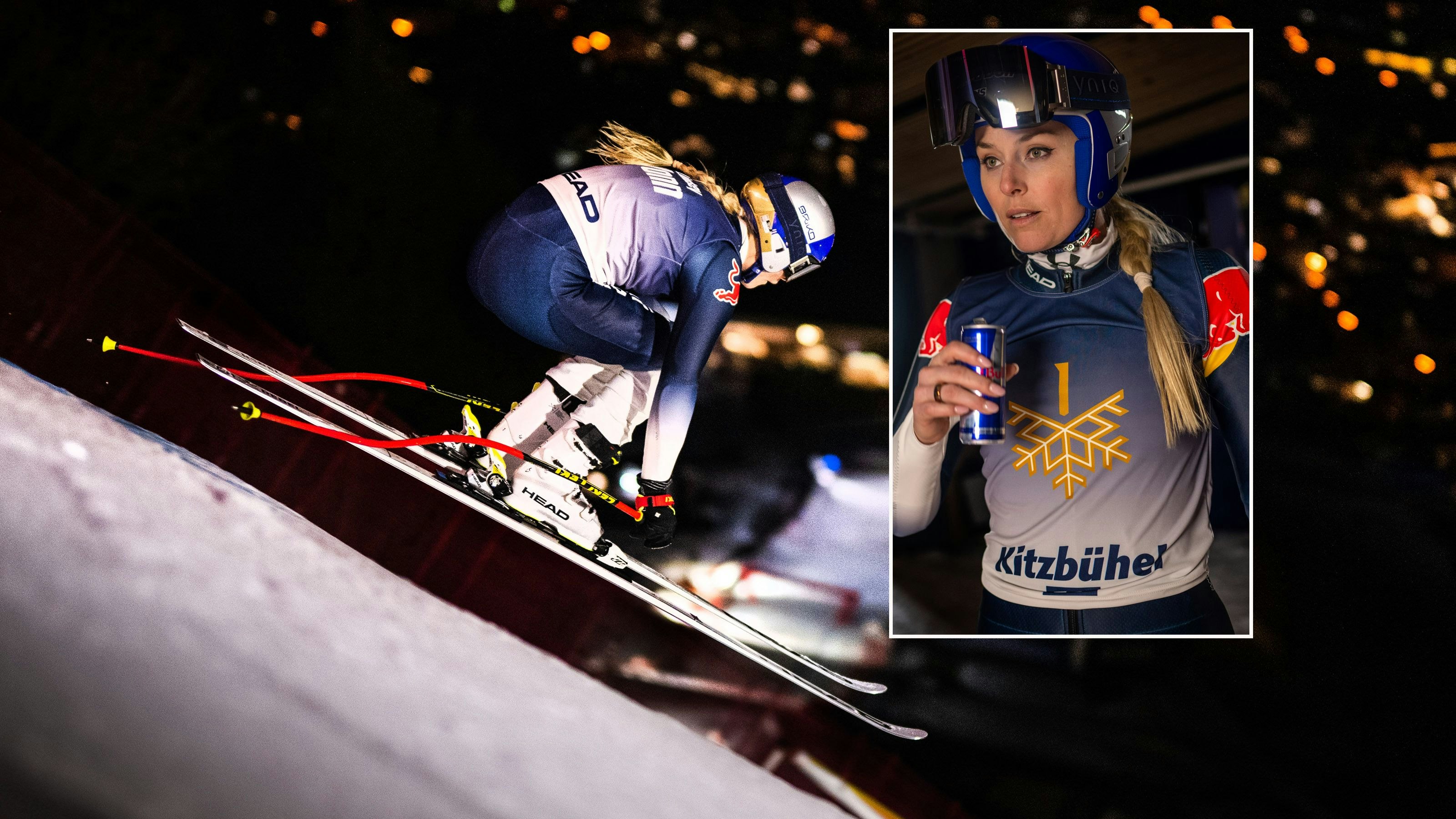 Lindsey Vonn rast über die Streif.