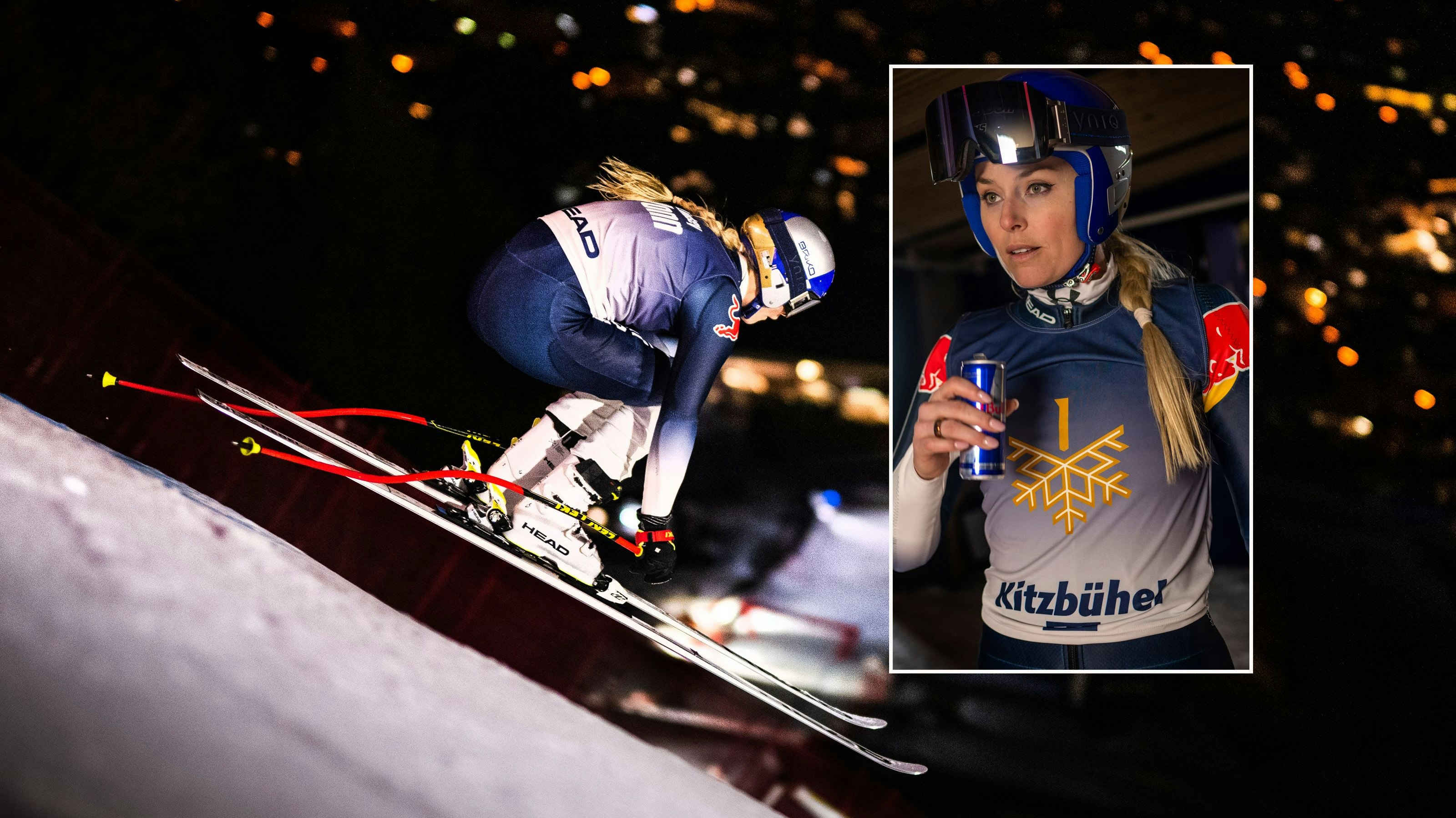 Lindsey Vonn rast über die Streif.