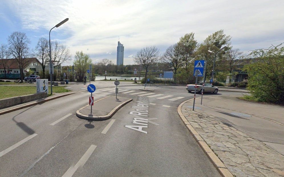 Der Vorfall ereignete sich Am Rollerdamm in Floridsdorf.