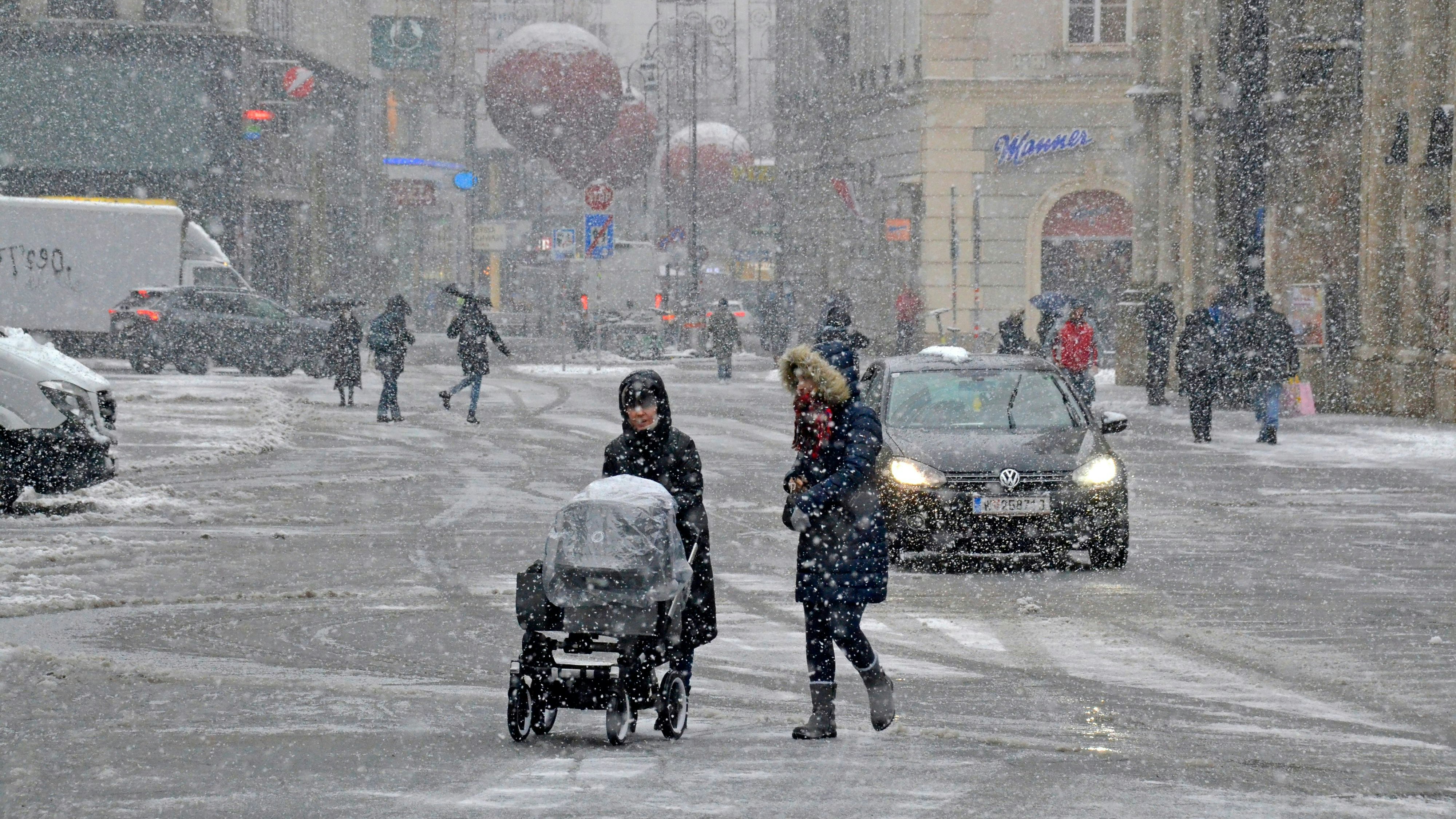 Wien darf sich am Wochenende über Schnee freuen.