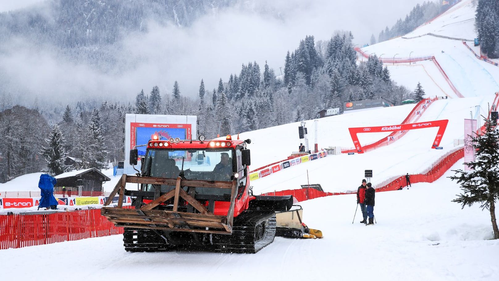 Neuschnee sorgt für eine arbeitsreiche Nacht