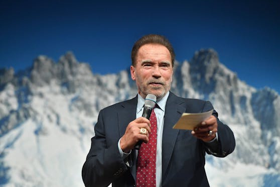 Arnold Schwarzenegger bei der "Schwarzenegger Climate Initiative" im Hotel Stanglwirt.