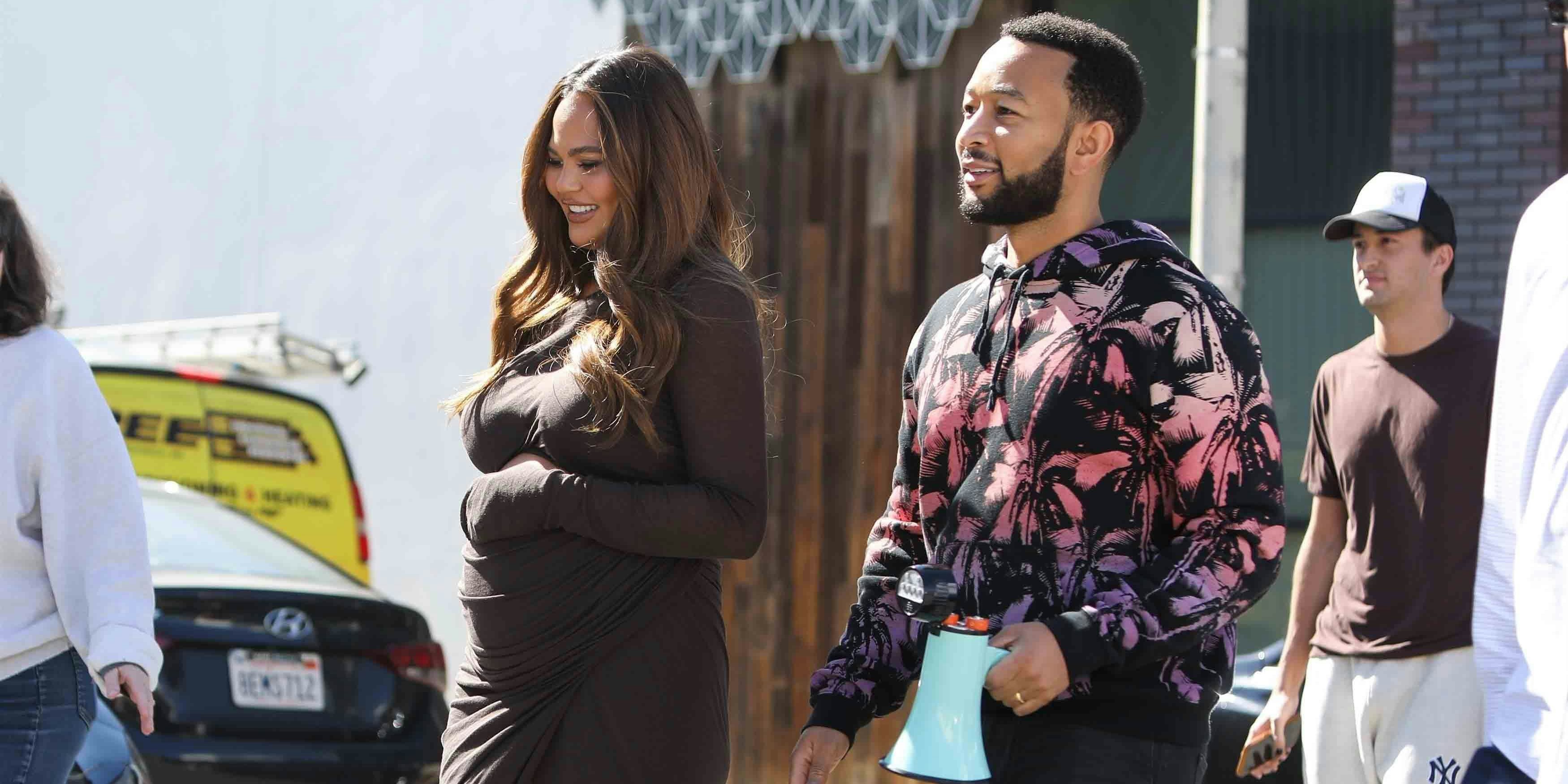 Chrissy Teigen und Ehemann John Legend freuen sich über ihr drittes Kind. 