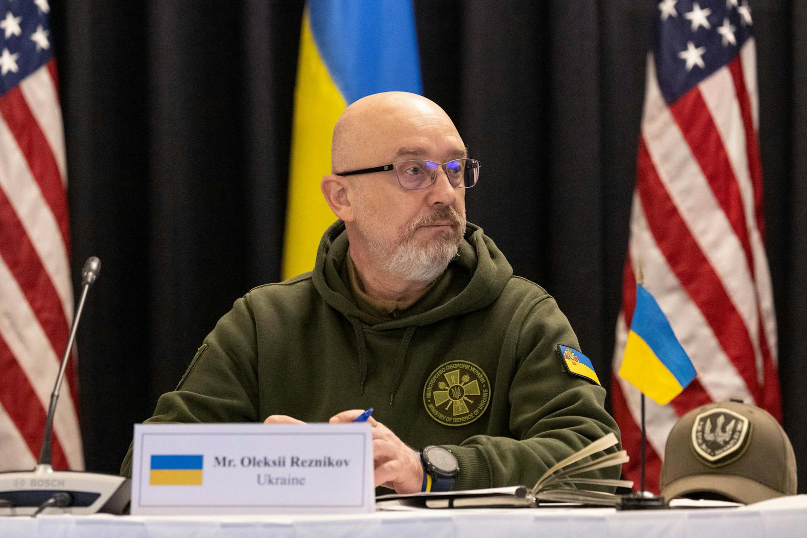 Der ukrainische Verteidigungsminister Olexij Resnikow steht wegen eines Interviews in der Kritik.