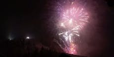 Großer Knall! Riesen-Feuerwerk für Kitzbühel-Stars