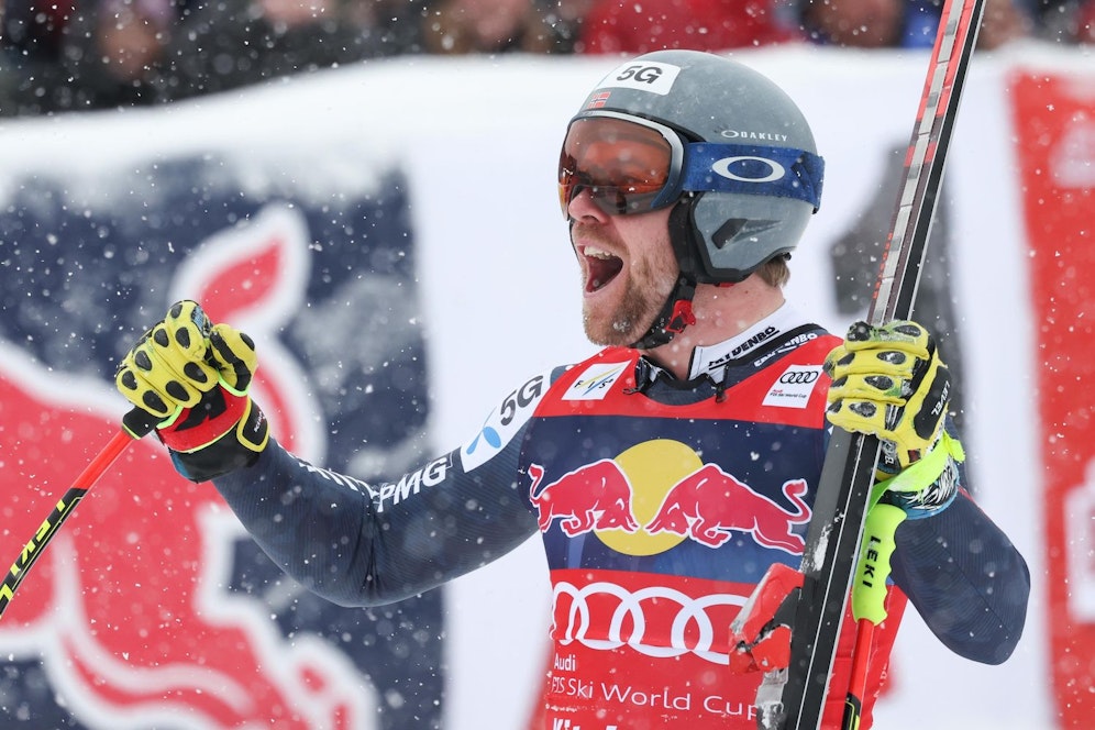 Aleksander Aamodt Kilde gewinnt die klassische Abfahrt von Kitzbühel. 