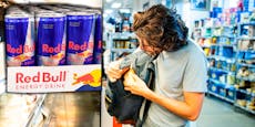 400 Dosen – Red-Bull-Dieb wird in Supermarkt rabiat