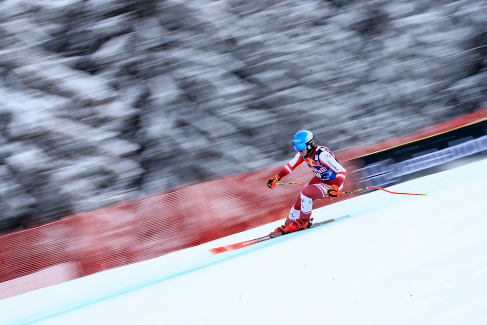 Julian Schütter stürzte in der zweiten Kitzbühel-Abfahrt, verletzte sich schwer. 