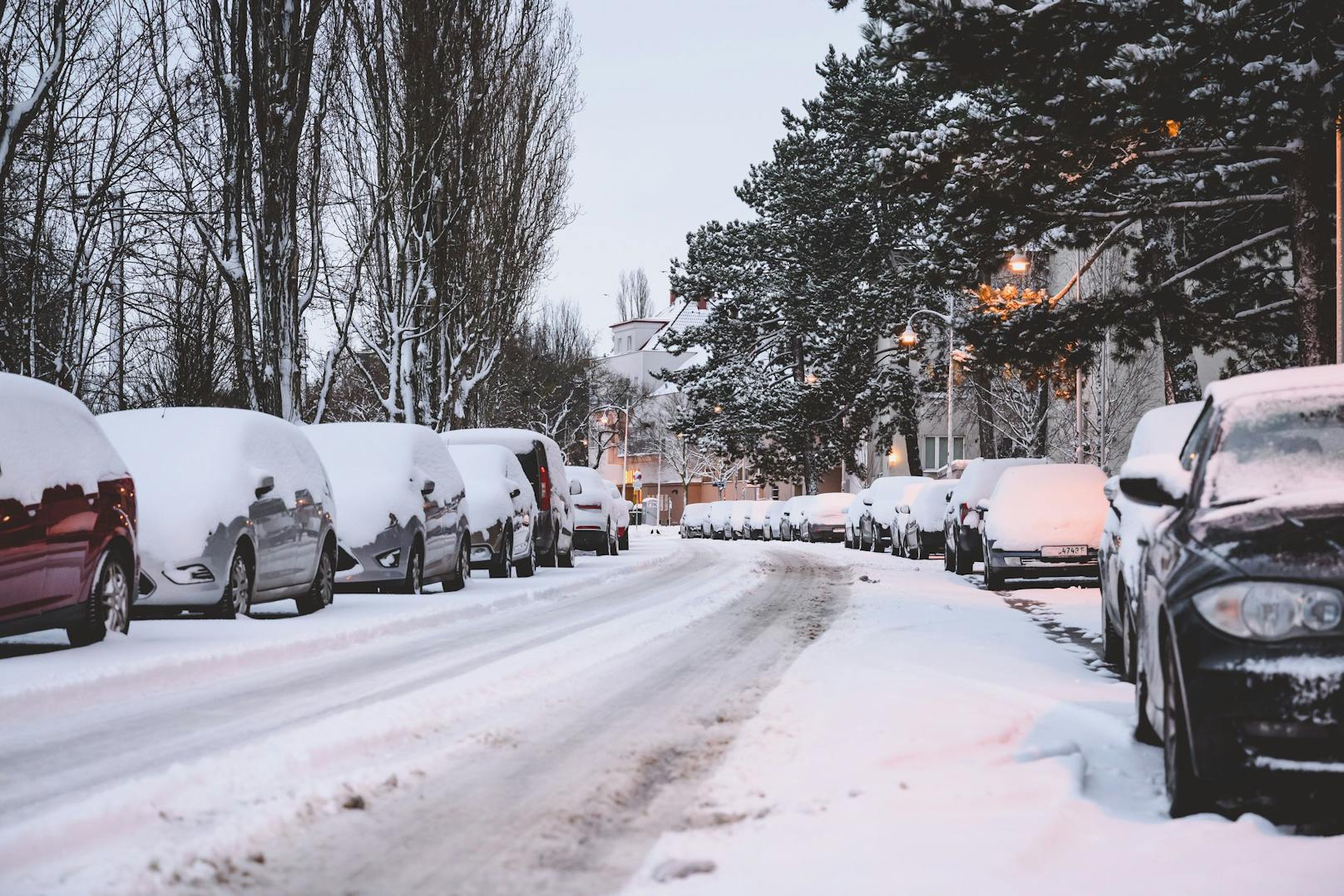 Wintereinbruch in Wien am 21. Jänner: der erste Schneefall des Jahres 2023 ließ die Hauptstadt angezuckert zurück.