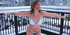 "Forsthaus"-Rebecca tanzt halbnackt im Schnee