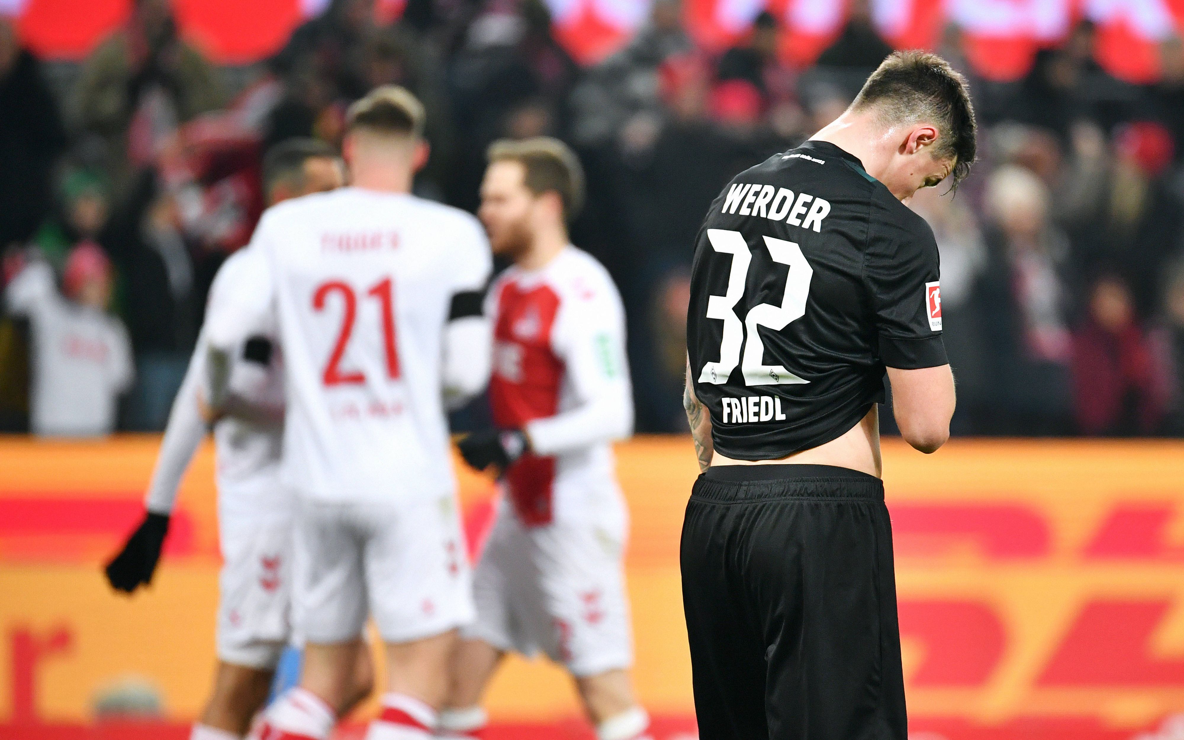 Werder Bremen muss sich Köln mit 1:7 geschlagen geben. 