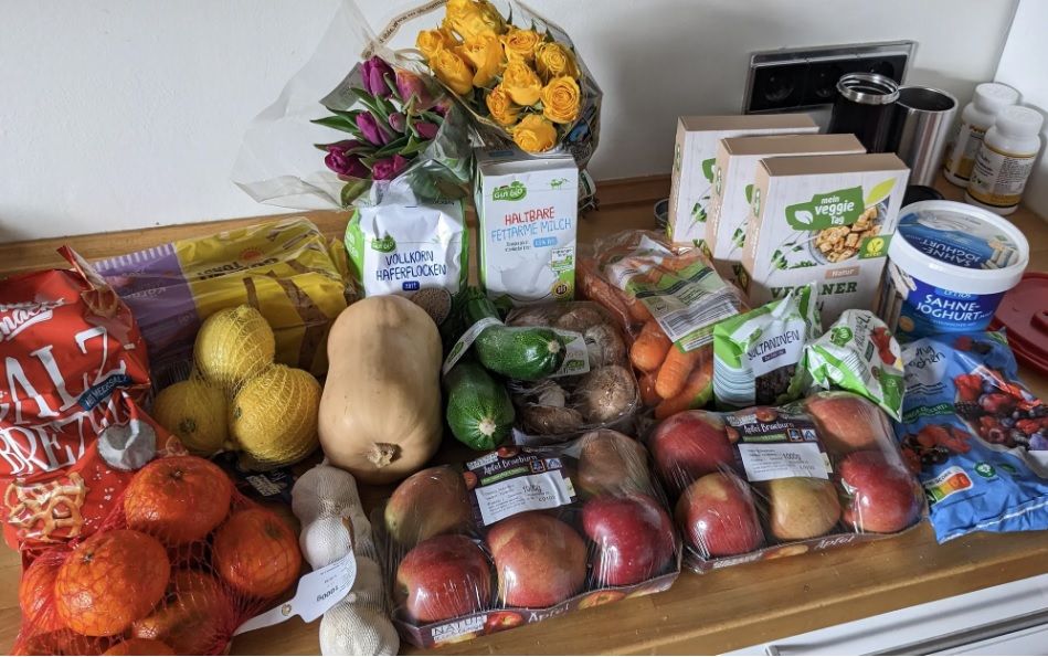 Der Einkauf in Deutschland.