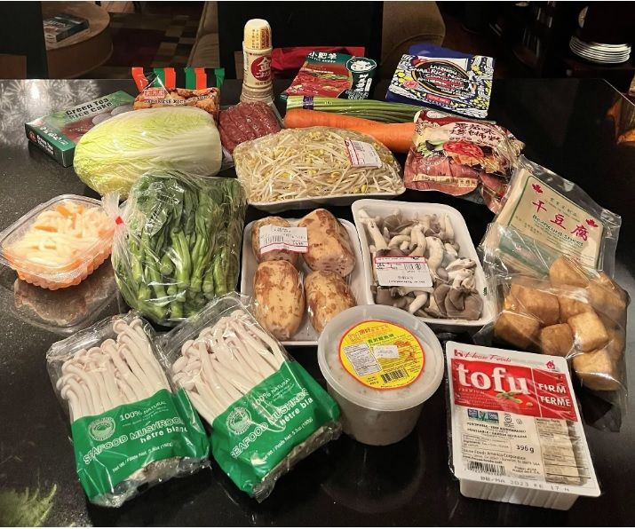 Der Einkauf in Rumänien.