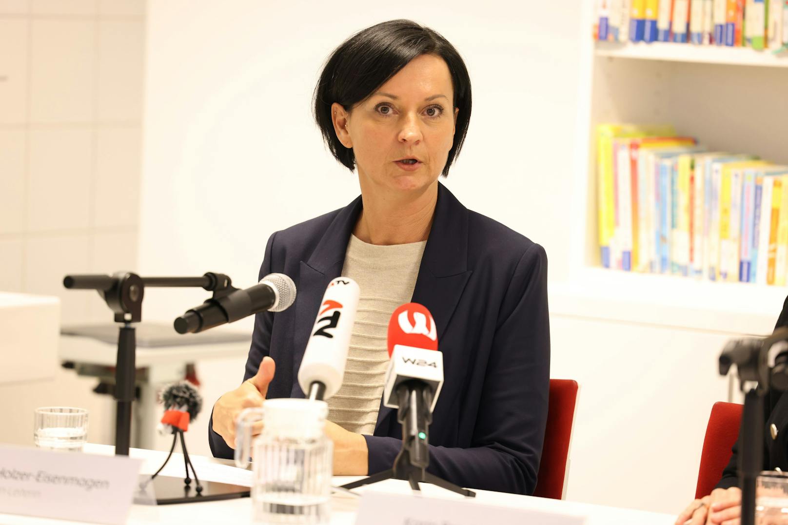 Sabine Holzer-Eisenmagen leitet den Kindergarten Donaufeld.