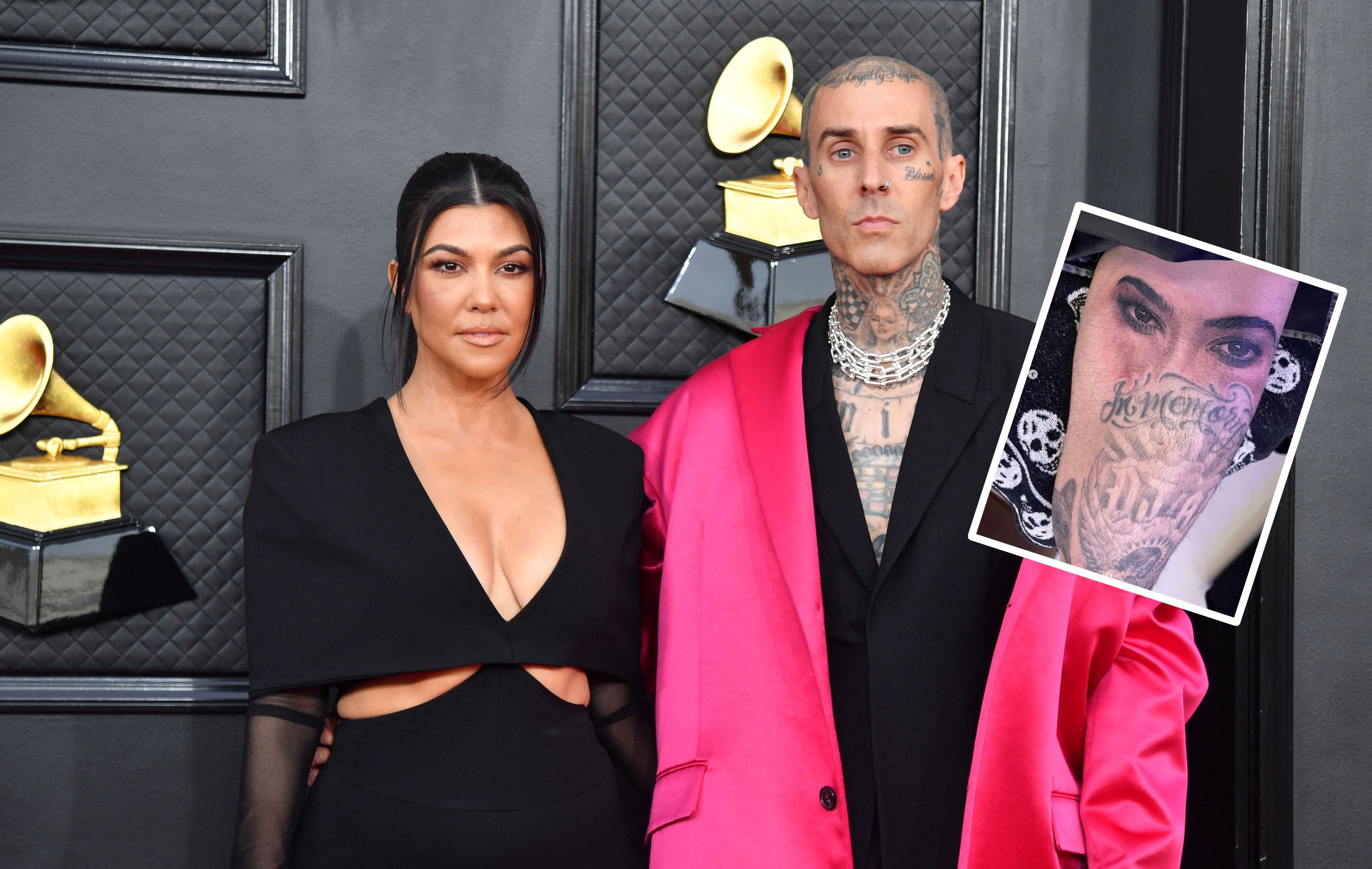 Die Beziehung von Kourtney Kardashian und Travis Barker geht unter die Haut.