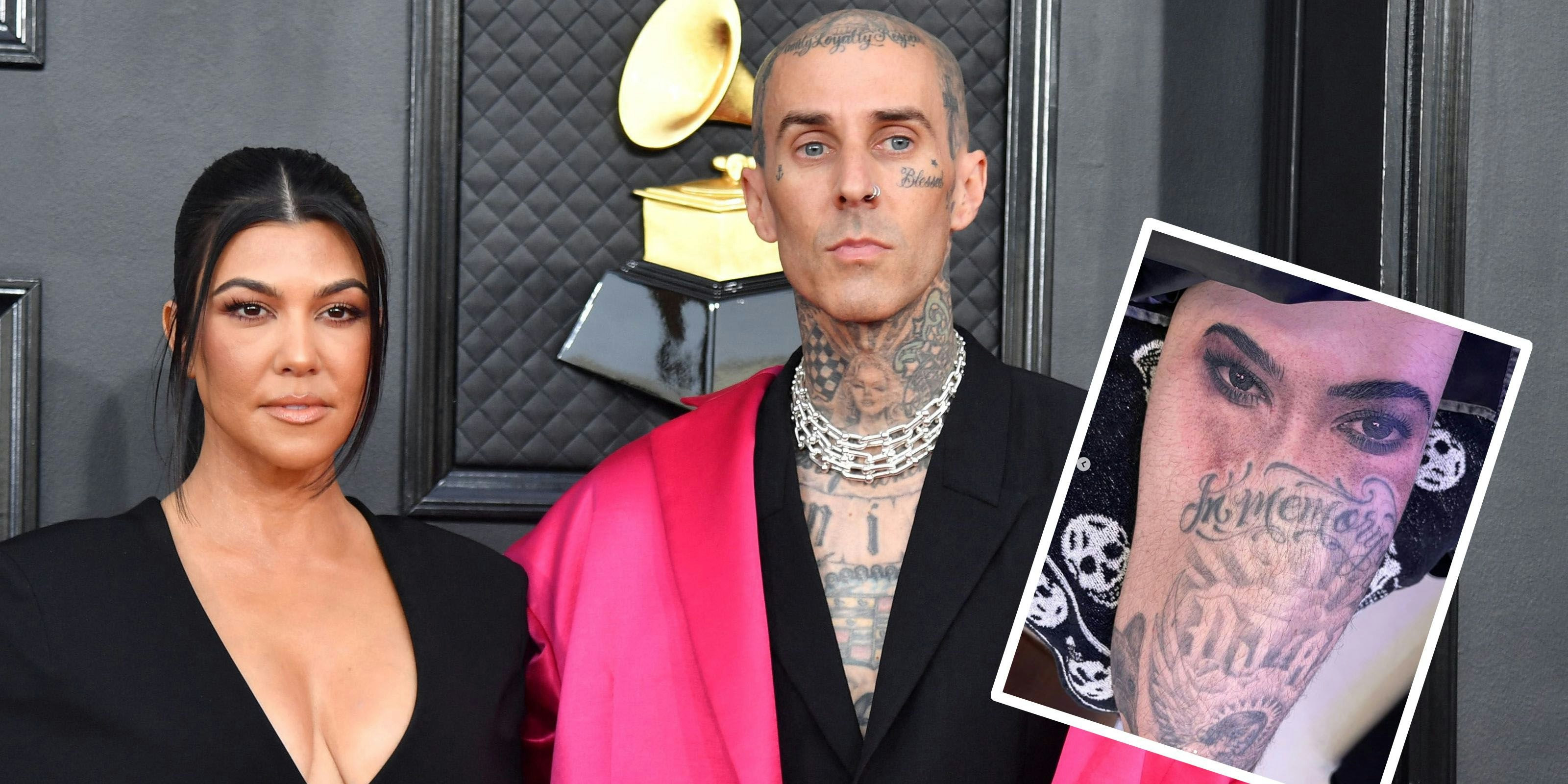 Die Beziehung von Kourtney Kardashian und Travis Barker geht unter die Haut.