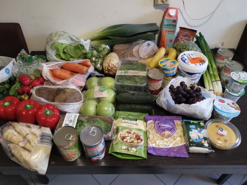 Der Einkauf in Rumänien.