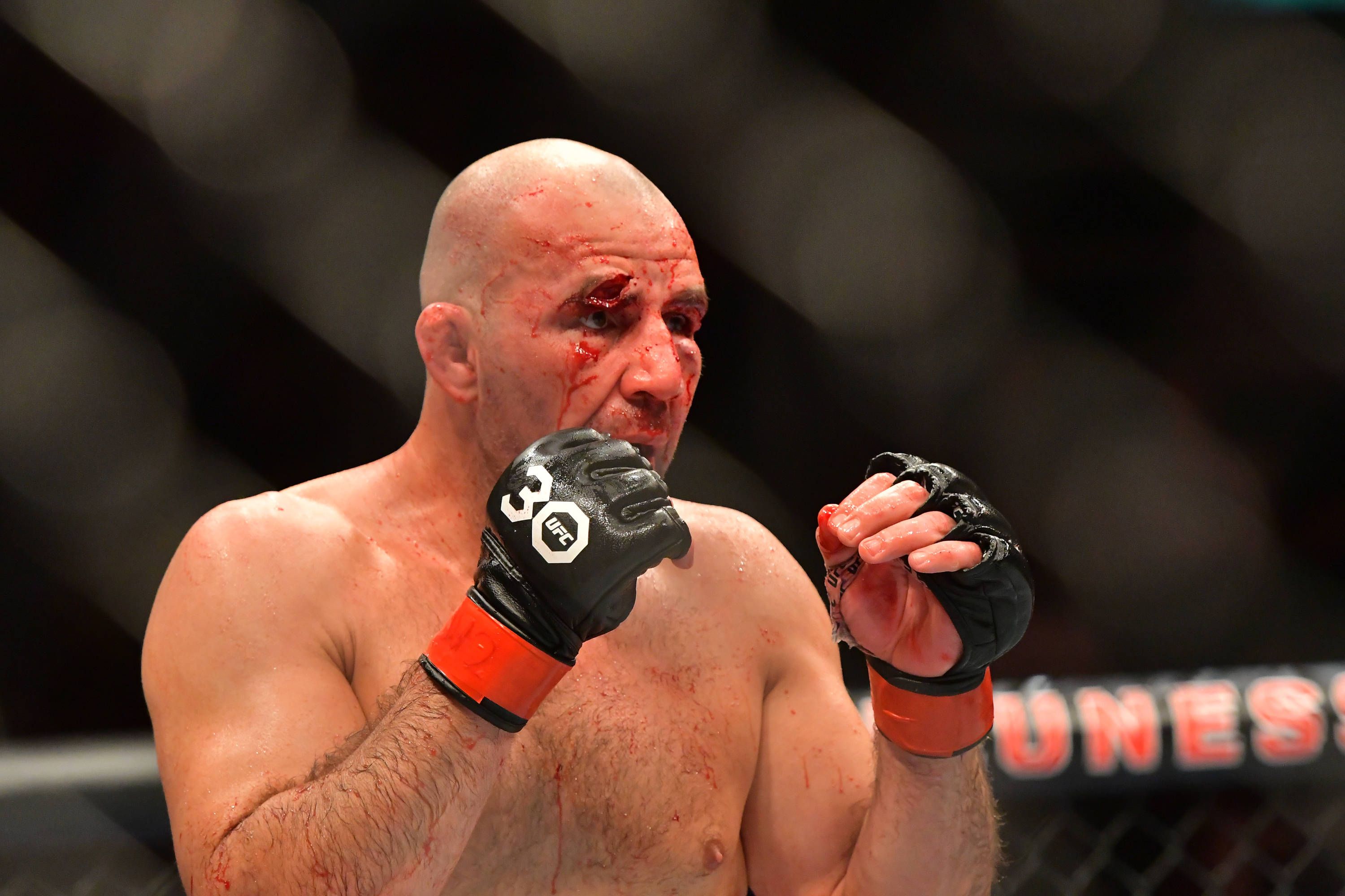 Glover Teixeira bei seiner Niederlage in Rio de Janeiro