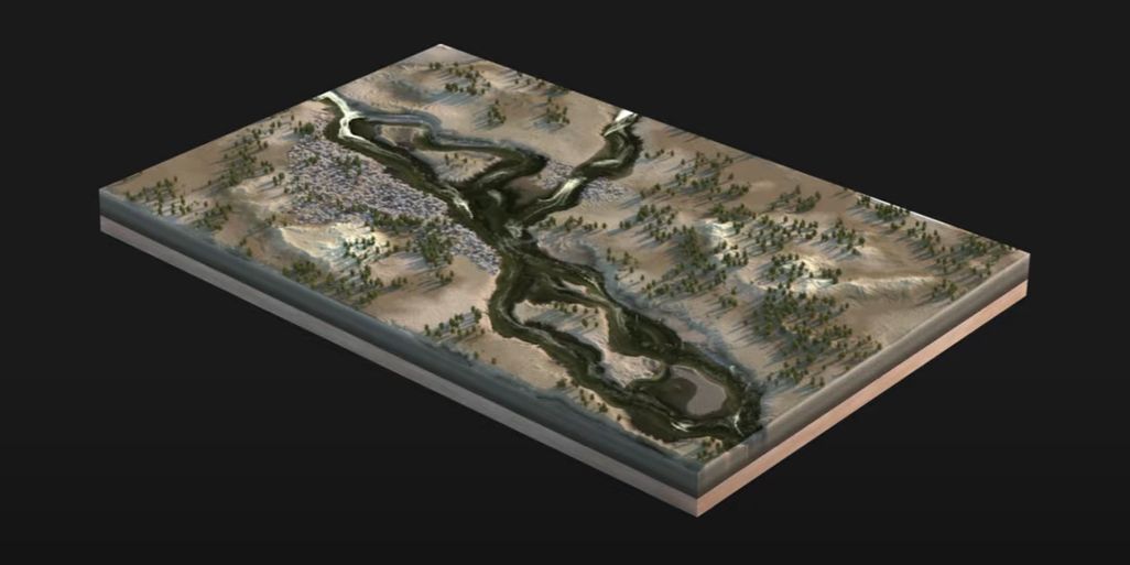 Die Hochwasservorhersage von Google zeigt beispielsweise Prognosen in der Google Suche und in Google Maps an 