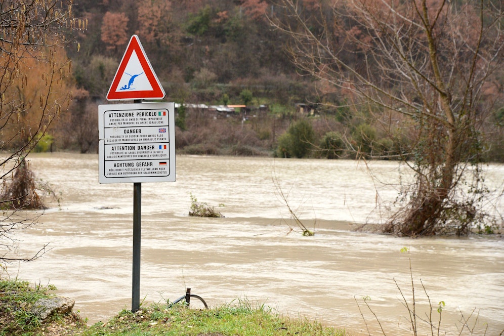Italien versinkt im Wetterchaos.