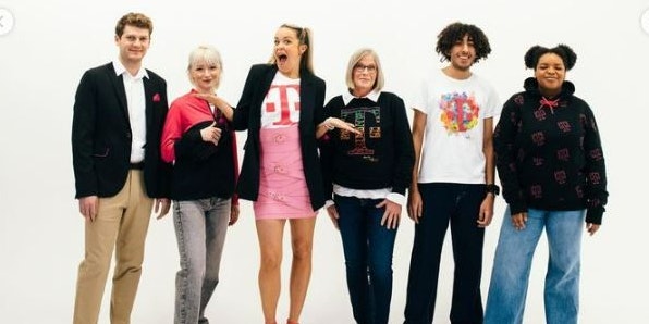 Hoermanseder entwarf Kleidung für "Telekom".