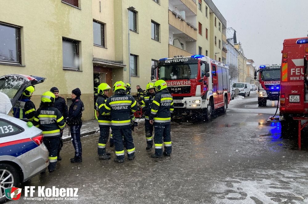 Im steirischen Knittelfeld kam es am Montag (23.01.2023) zu einem Feuerwehreinsatz. 