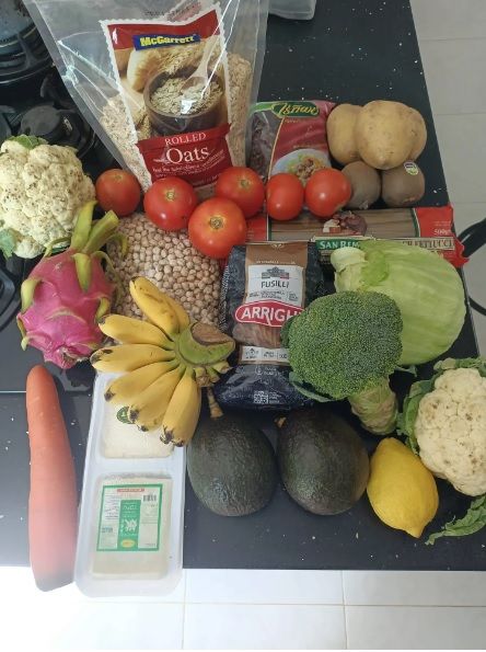 Der Einkauf in Laos.