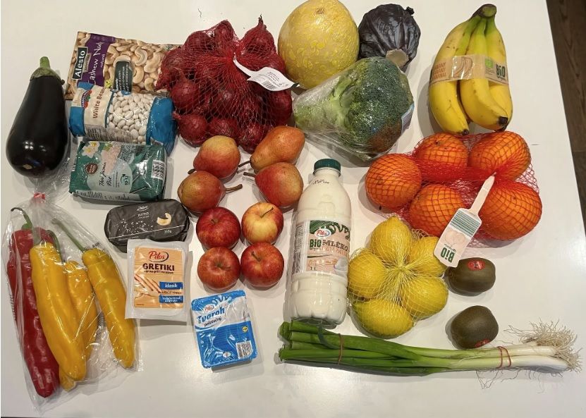 Der Einkauf in Tschechien.