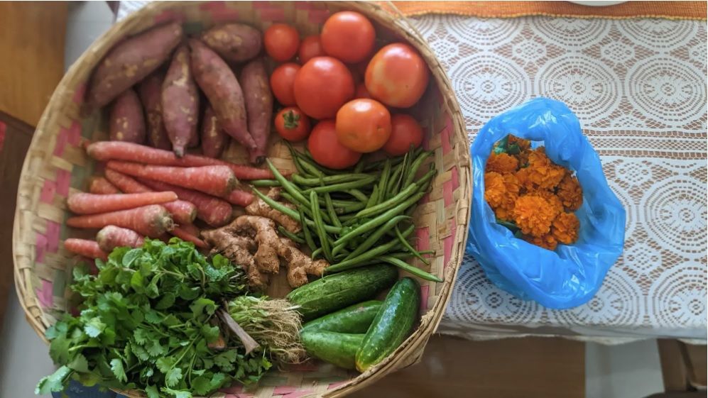 Der Einkauf in Indien.