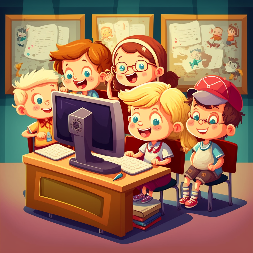 ChatGPT Hype in der Schule? (Bild: Generiert durch das AI-Tool Midjourney)