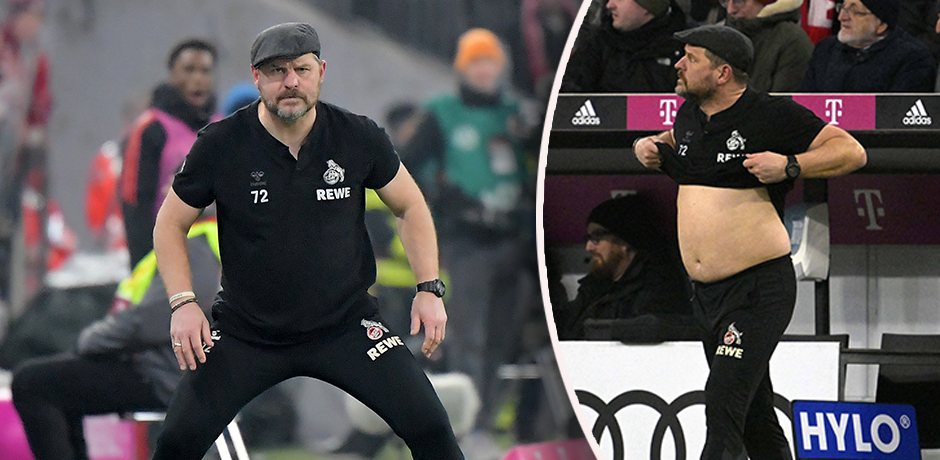 Steffen Baumgart war auch bei Temperaturen rund um den Gefrierpunkt in der Münchner Allianz Arena nicht kalt. 