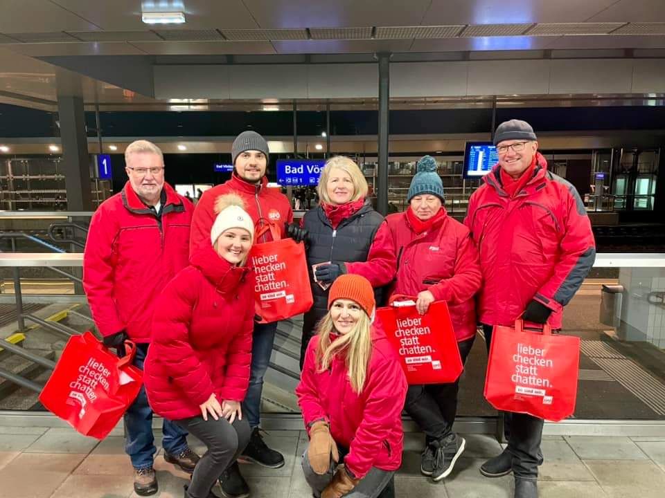 Die Verteilaktion der SP Bad Vöslau