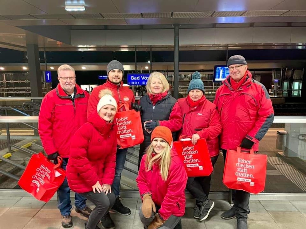 Die Verteilaktion der SP Bad Vöslau