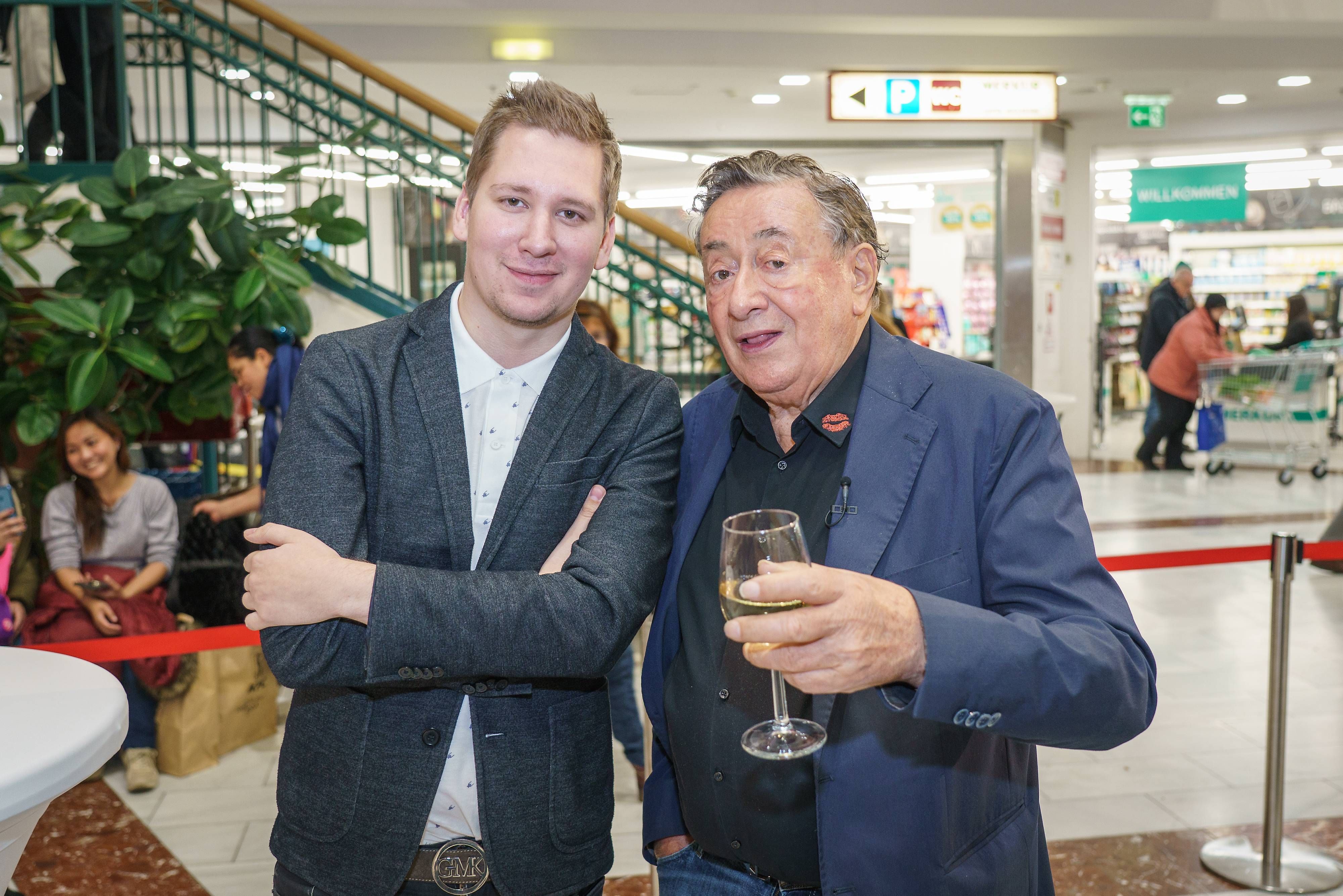 Clemens Trischler und Richard Lugner