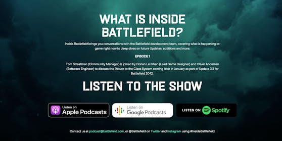 "Battlefield 2042" startet neue Podcast-Reihe "Inside Battlefield".