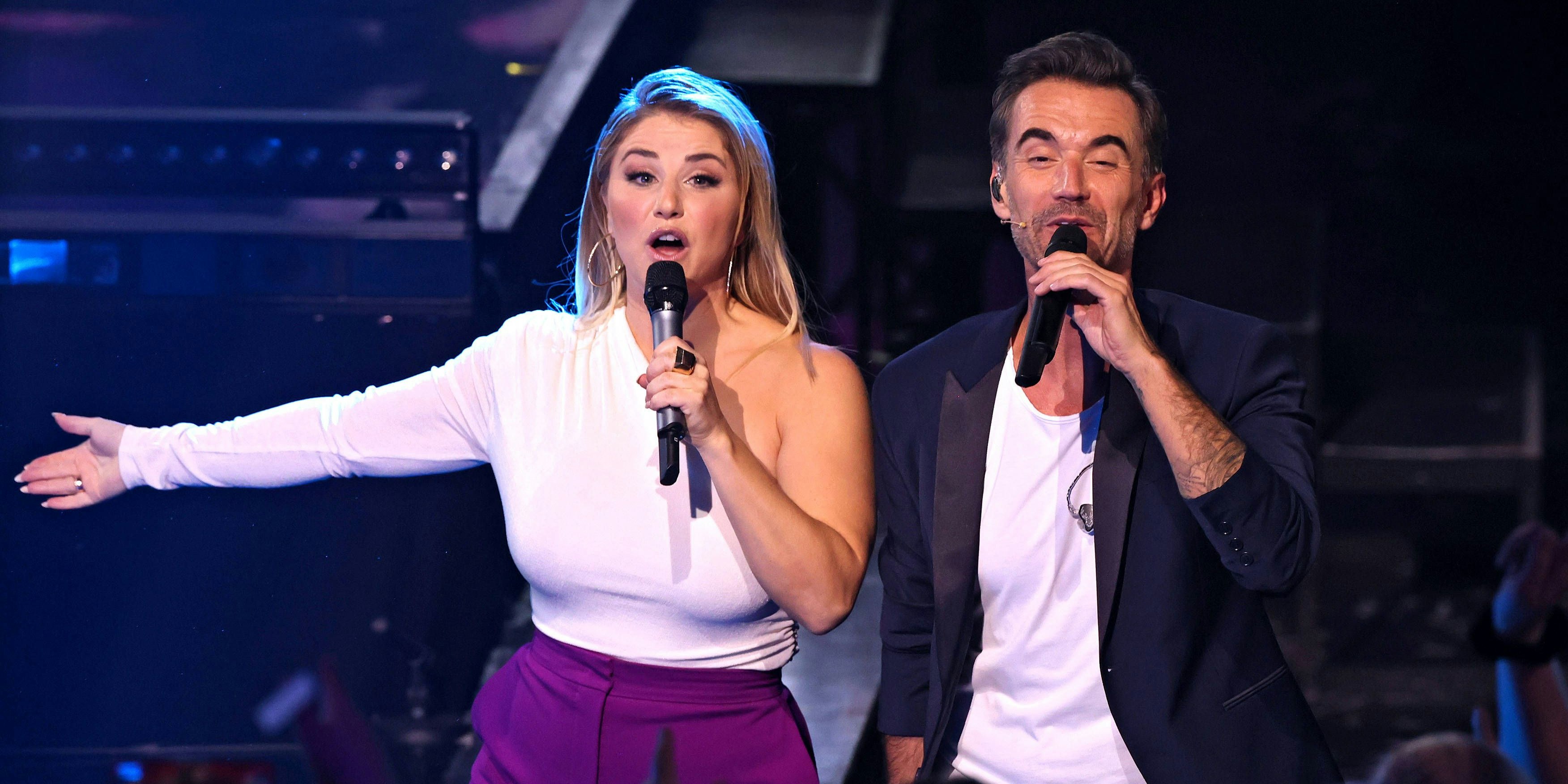 Florian Silbereisen sang mit Beatrice Egli.