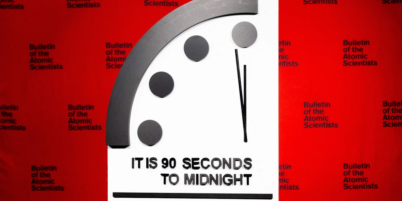 "Weltuntergangsuhr" steht auf 90 Sekunden vor 12 Welt Heute.at